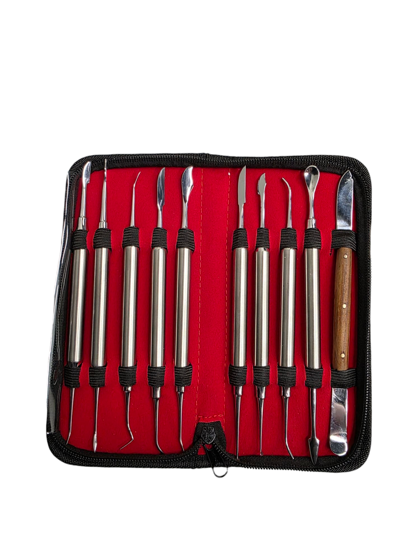Professional Stainless Steel Carving Tool Set 10pc