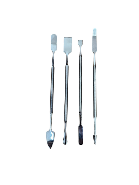 Stainless Dental Spatula Set 4pc